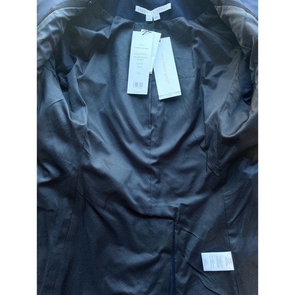 NWT Veronica Beard Miller Dickey Jacket Blazer Navy Blue Gold Buttons Size 2 - Picture 13 of 13